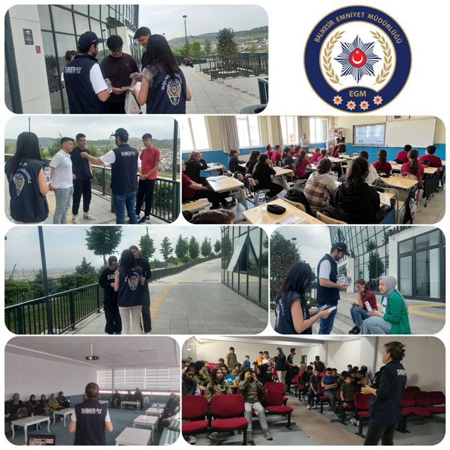 Balıkesir'de Siber Bilgilendirme Yapıldı 