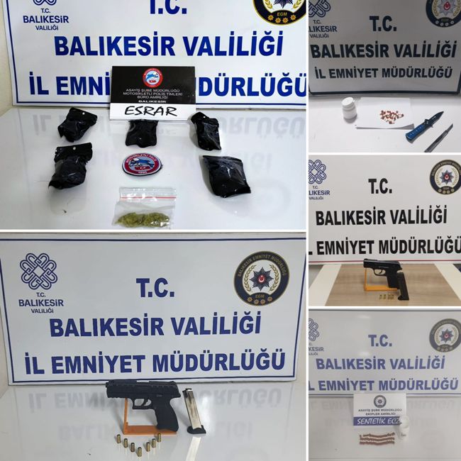 Balıkesir'de Asayiş Uygulaması 